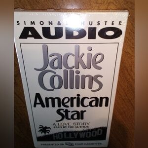 Jackie Collins American Star Four Cassette Abridged Edition 1993 Sealed